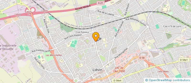 localisation de l'entreprise COMITE DES FETES DE LA PLAINE à LIEVIN
