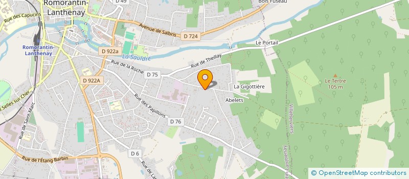 localisation de l'entreprise COMITE DES FETES DE LA RATIERE à ROMORANTIN-LANTHENAY
