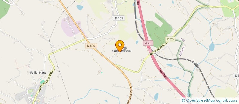 localisation de l'entreprise COMITE DES FETES DE LA SALVETAT DE MONTPEZAT  MONTPEZAT-DE-QUERCY