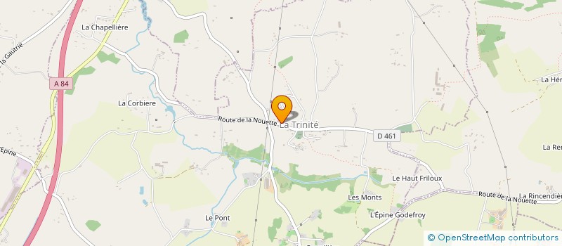 localisation de l'entreprise COMITE DES FETES DE LA TRINITE ARC EN CIEL à LA TRINITE