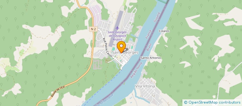 localisation de l'entreprise COMITE DES FETES DE LA VILLE DE SAINT GEORGES DE L'OYAPOCK à SAINT-GEORGES