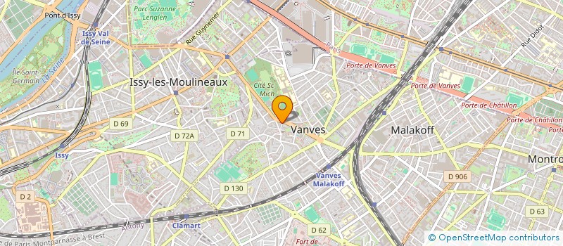 localisation de l'entreprise COMITE DES FETES DE LA VILLE DE VANVES à VANVES