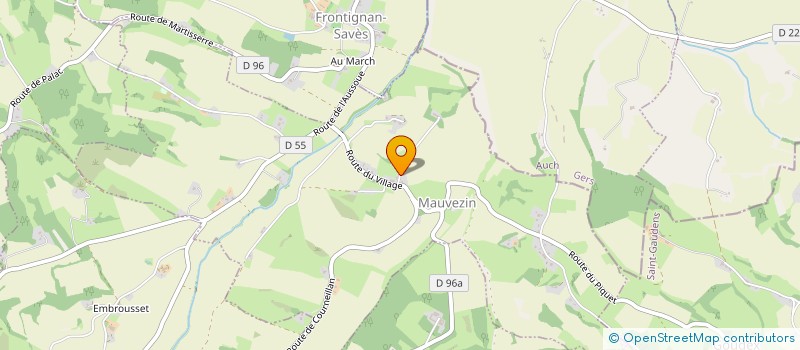 localisation de l'entreprise COMITE DES FETES DE LABASTIDE PAUMES  LABASTIDE-PAUMES