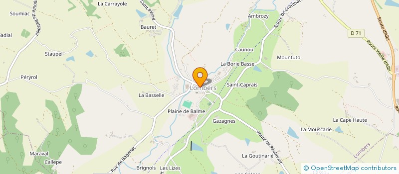 localisation de l'entreprise COMITE DES FETES DE LAMILLARIE  LAMILLARIE