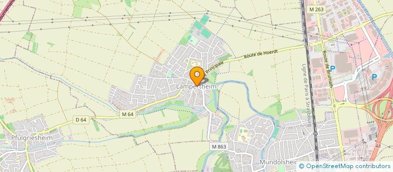 localisation de l'entreprise COMITE DES FETES DE LAMPERTHEIM  LAMPERTHEIM