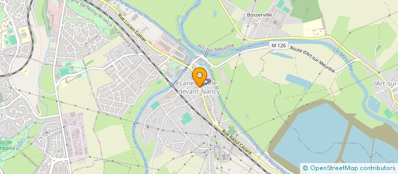 localisation de l'entreprise COMITE DES FETES DE LANEUVEVILLE-DEVANT-NANCY  LANEUVEVILLE-DEVANT-NANCY