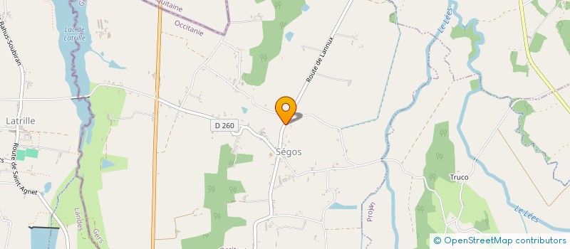 localisation de l'entreprise COMITE DES FETES DE LANNUX  LANNUX