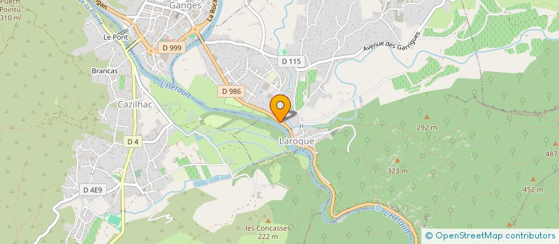 localisation de l'entreprise COMITE DES FETES DE LAROQUE  LAROQUE