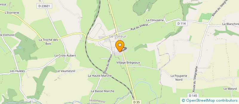 localisation de l'entreprise COMITE DES FETES DE LE LOREUR  LE LOREUR