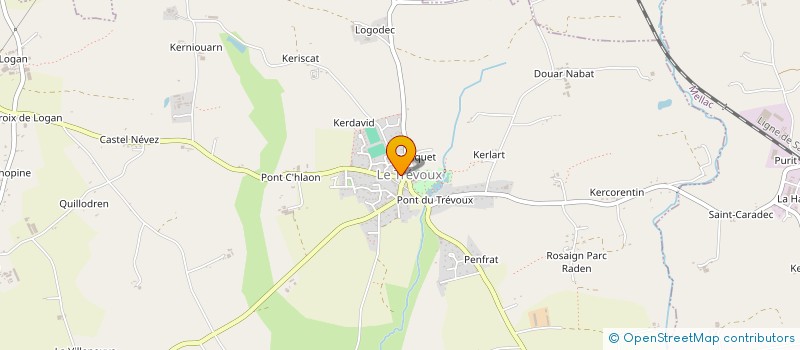 localisation de l'entreprise COMITE DES FETES DE LE TREVOUX  LE TREVOUX