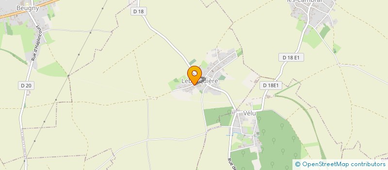 localisation de l'entreprise COMITE DES FETES DE LEBUCQUIERE  LEBUCQUIERE