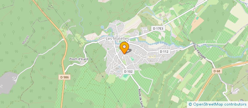 localisation de l'entreprise COMITE DES FETES DE LES MATELLES  LES MATELLES