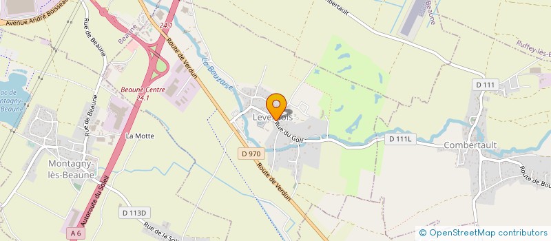 localisation de l'entreprise COMITE DES FETES DE LEVERNOIS  LEVERNOIS