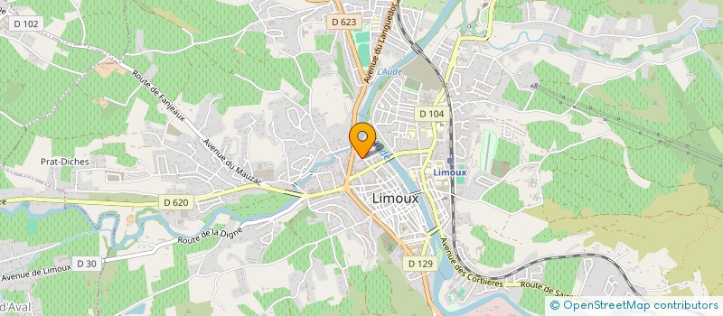 localisation de l'entreprise COMITE DES FETES DE LIMOUX à LIMOUX