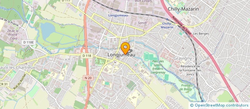 localisation de l'entreprise COMITE DES FETES DE LONGJUMEAU à LONGJUMEAU