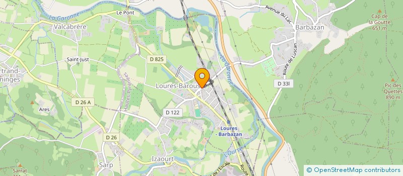 localisation de l'entreprise COMITE DES FETES DE LOURES-BAROUSSE  LOURES-BAROUSSE