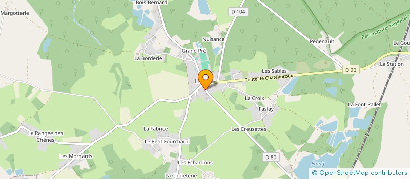 localisation de l'entreprise COMITE DES FETES DE LUANT à LUANT