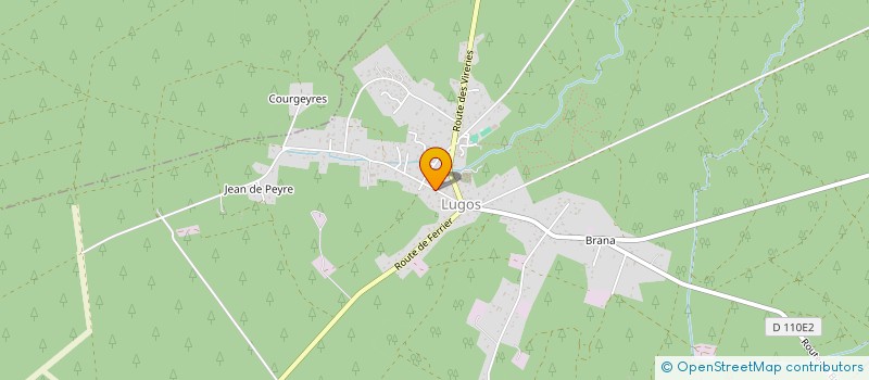 localisation de l'entreprise COMITE DES FETES DE LUGOS  LUGOS