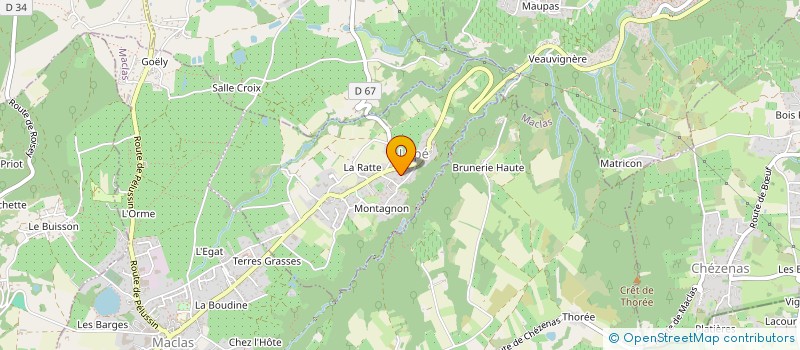 localisation de l'entreprise COMITE DES FETES DE LUPE VIVRE ENSEMBLE DANS NOTRE VILLAGE  LUPE