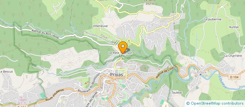 localisation de l'entreprise COMITE DES FETES DE LYAS  LYAS