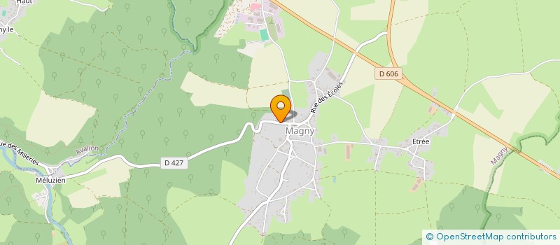 localisation de l'entreprise COMITE DES FETES DE MAGNY à MAGNY