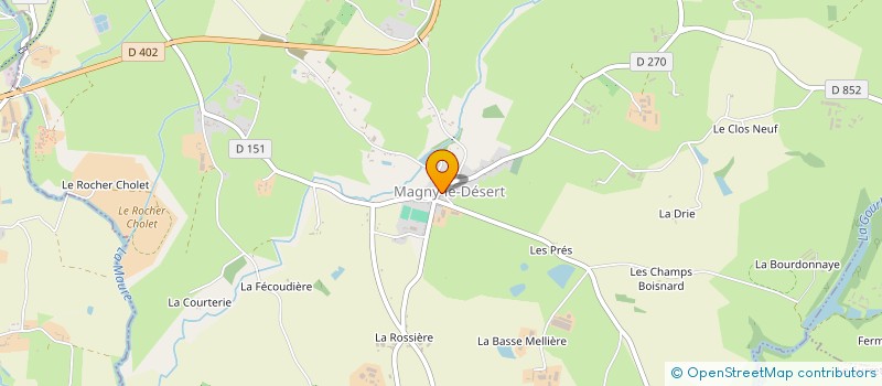 localisation de l'entreprise COMITE DES FETES DE MAGNY LE DESERT à MAGNY-LE-DESERT
