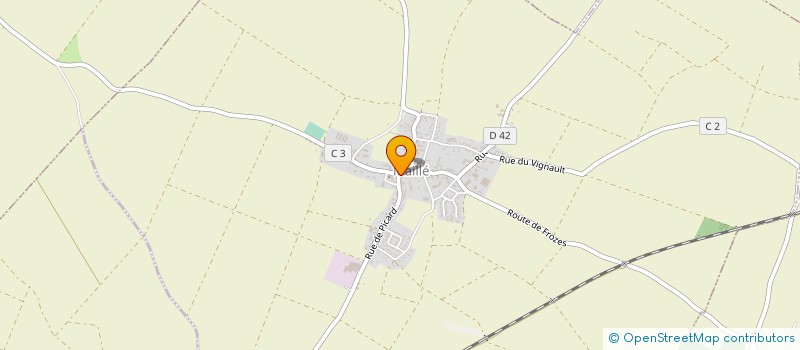 localisation de l'entreprise COMITE DES FETES DE MAILLE  MAILLE