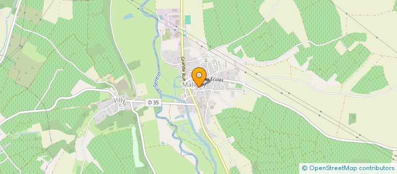 localisation de l'entreprise COMITE DES FETES DE MALIGNY  MALIGNY