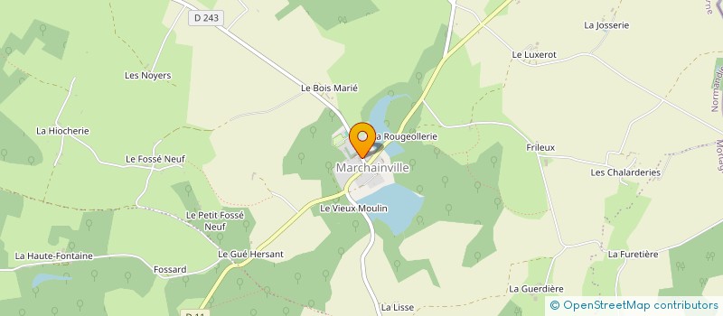 localisation de l'entreprise COMITE DES FETES DE MARCHAINVILLE à LONGNY LES VILLAGES