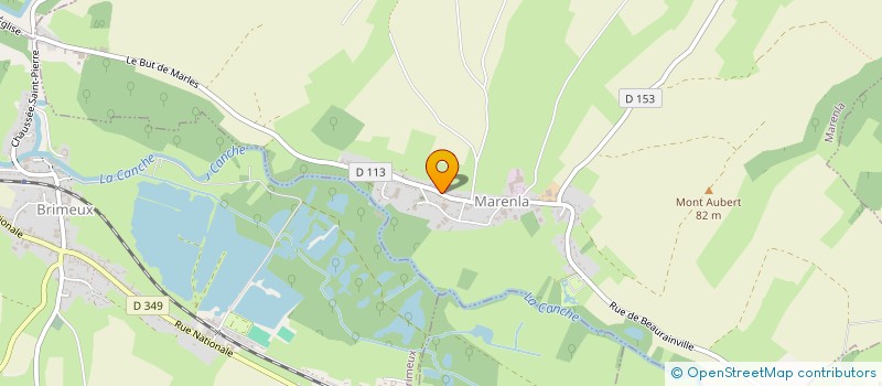 localisation de l'entreprise COMITE DES FETES DE MARENLA  MARENLA
