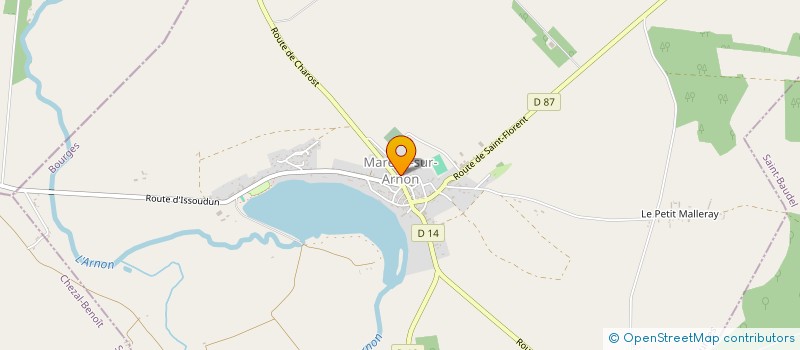 localisation de l'entreprise COMITE DES FETES DE MAREUIL SUR ARNON  MAREUIL-SUR-ARNON