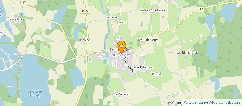 localisation de l'entreprise COMITE DES FETES DE MARLIEUX  MARLIEUX