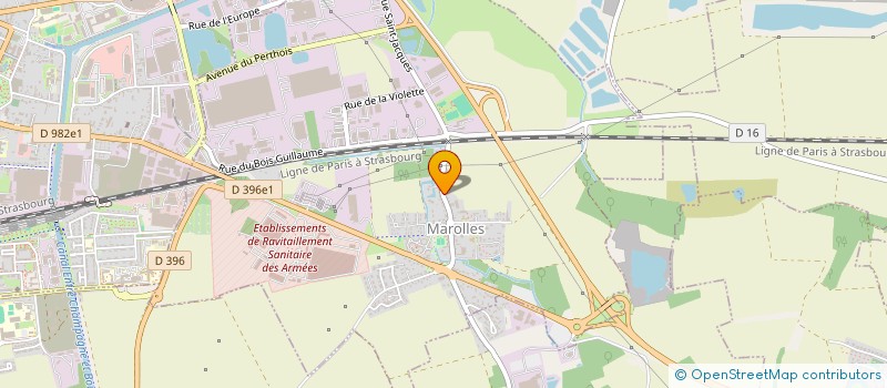 localisation de l'entreprise COMITE DES FETES DE MAROLLES  MAROLLES