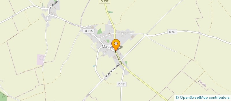 localisation de l'entreprise COMITE DES FETES DE MATIGNY  MATIGNY