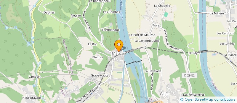 localisation de l'entreprise COMITE DES FETES DE MAUZAC ET GRAND CASTANG  MAUZAC-ET-GRAND-CASTANG