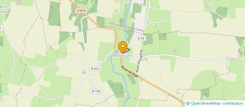 localisation de l'entreprise COMITE DES FETES DE MELICOURT  MELICOURT