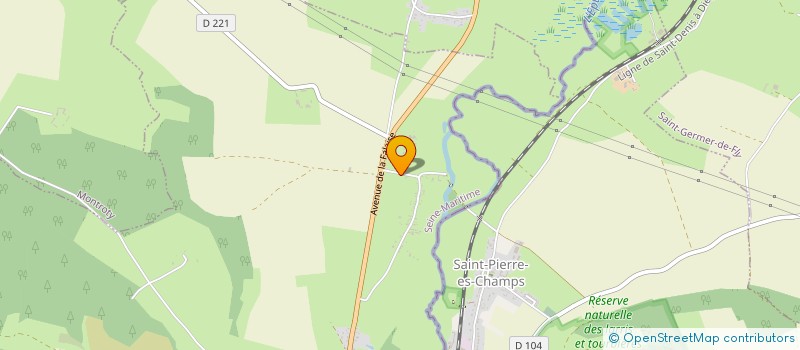 localisation de l'entreprise COMITE DES FETES DE MENERVAL  MENERVAL