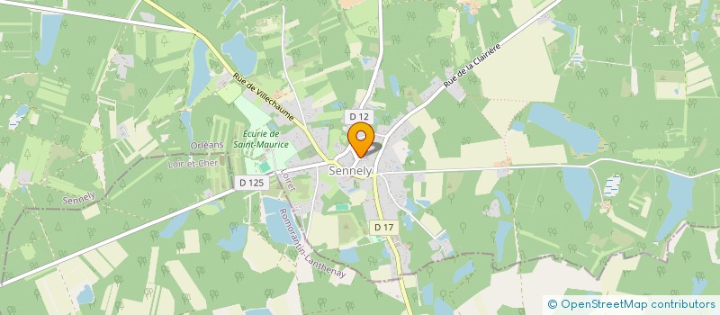 localisation de l'entreprise COMITE DES FETES DE MENESTREAU  MENESTREAU-EN-VILLETTE