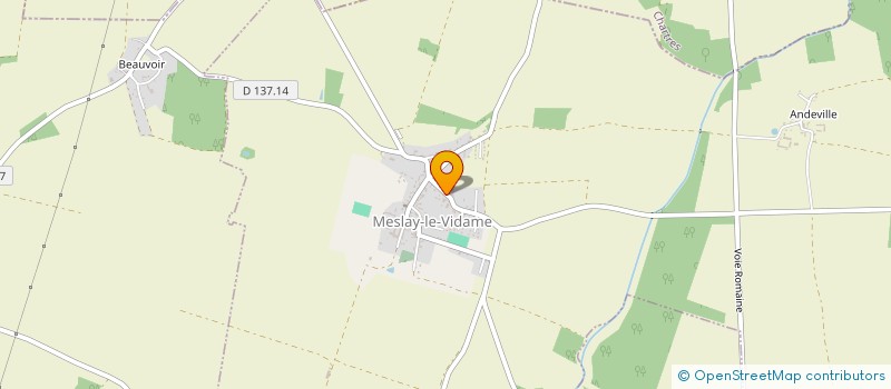 localisation de l'entreprise COMITE DES FETES DE MESLAY-LE-VIDAME à MESLAY-LE-VIDAME