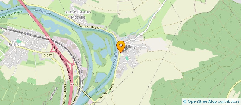 localisation de l'entreprise COMITE DES FETES DE MILLERY  MILLERY