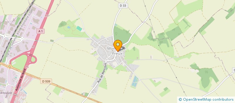 localisation de l'entreprise COMITE DES FETES DE MONCHY-LE-PREUX  MONCHY-LE-PREUX