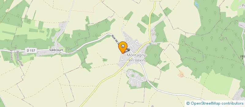 localisation de l'entreprise COMITE DES FETES DE MONTAGNY-EN-VEXIN  MONTAGNY-EN-VEXIN