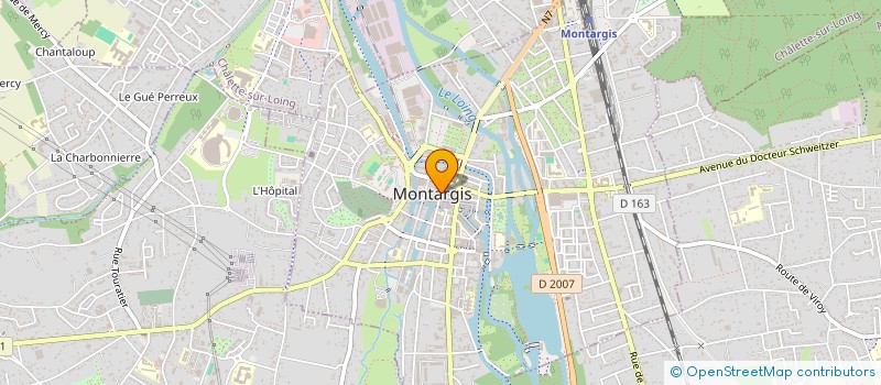 localisation de l'entreprise COMITE DES FETES DE MONTARGIS ET DE L'AGGLOMERATION 'MONTARGIS, VILLE ET AGGLO EN FETE' à MONTARGIS
