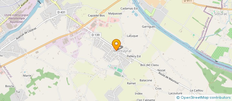 localisation de l'entreprise COMITE DES FETES DE MONTAYRAL  MONTAYRAL