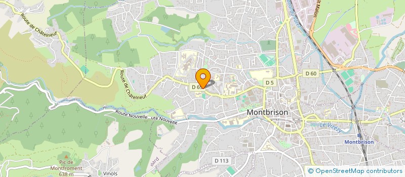 localisation de l'entreprise COMITE DES FETES DE MONTBRISON-MOINGT à MONTBRISON