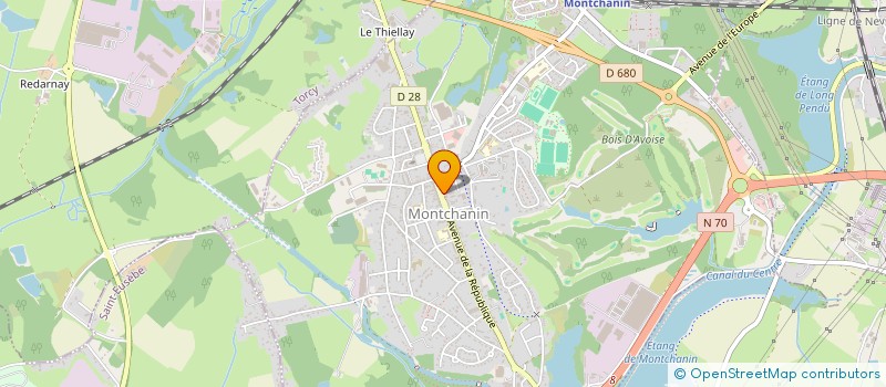 localisation de l'entreprise COMITE DES FETES DE MONTCHANIN  MONTCHANIN