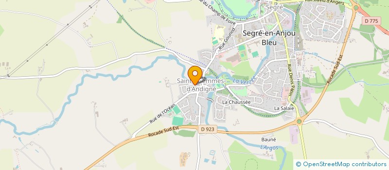 localisation de l'entreprise COMITE DES FETES DE MONTGUILLON à SEGRE-EN-ANJOU BLEU