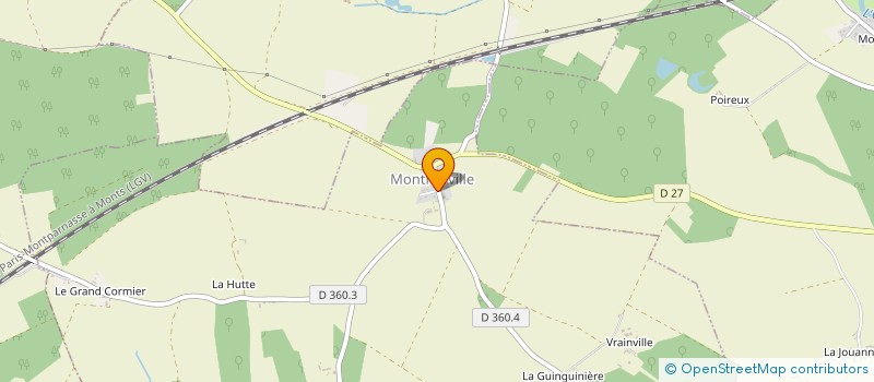 localisation de l'entreprise COMITE DES FETES DE MONTHARVILLE à MONTHARVILLE