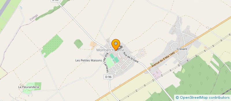 localisation de l'entreprise COMITE DES FETES DE MONTIERCHAUME à MONTIERCHAUME