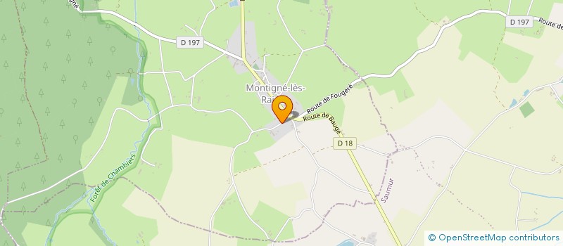 localisation de l'entreprise COMITE DES FETES DE MONTIGNE LES RAIRIES THE FULL MONTI  MONTIGNE-LES-RAIRIES